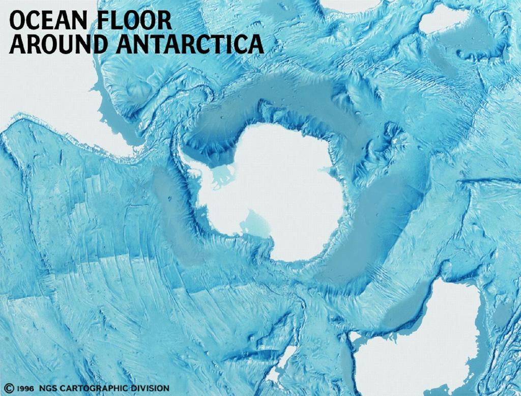 Where do waters sink?? 1) Antarctica Weddell Sea All round the edges?