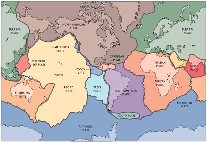 You can find alternative Plate Tectonic Map of the World at the link below: