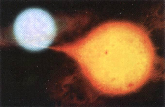 Algol Paradox In many close binary star systems, there is a lower mass evolved star and a higher mass main sequence star.