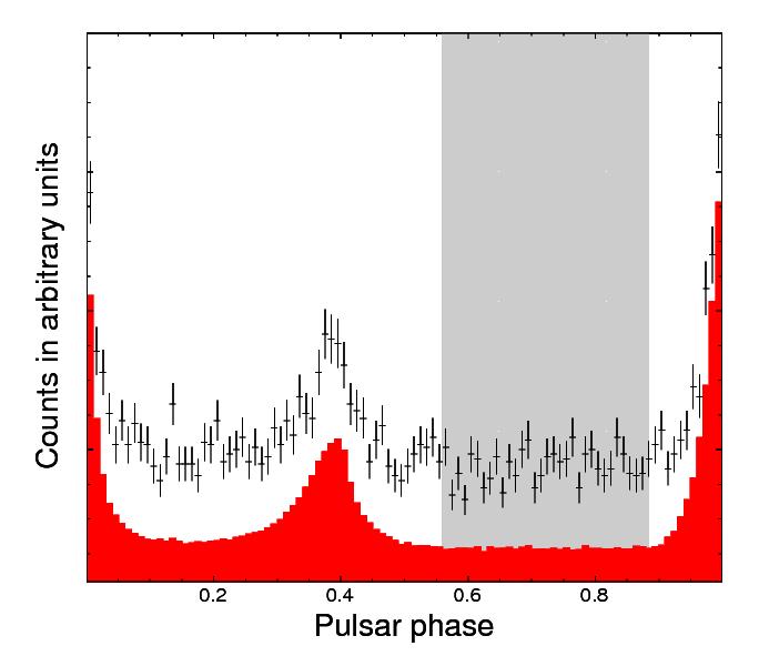 Pulsar during flare?