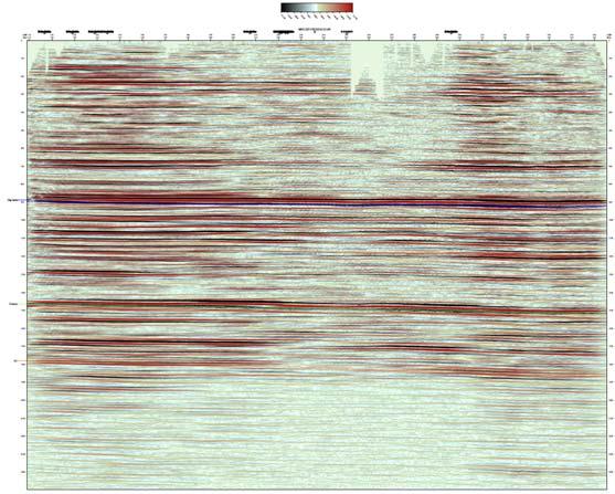 Seismic Survey- Preliminary Data Burger Seismic East-West Line Big Lime