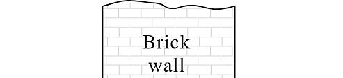 EXAMPLE 7-17 Consider steady heat transfer through a 5-m x 7-m brick wall of a house of 30 cm. On a day when the temperature of the outdoors is 0 o C, the house is maintained at 27 o C.