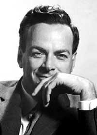 Richard Feynman (1918 1988) Well-known and successful theoretical physicist, also worked on the Manhattan project, received the Nobel Prize for his work on quantum physics in 1965.
