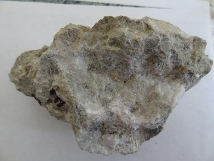 The Gold Rich Mineralisation in the Historical Workings The gold rich mineralisation is found within a system of quartz-carbonate, vein-breccia-shear gouge system ranging from