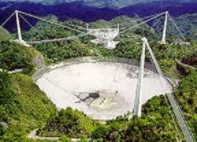 Arecibo Radio Telescope, Puerto Rico (As seen in