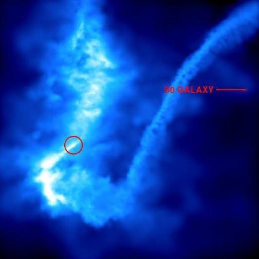 ~ 1/20 Gas carried by satellite star formation Can