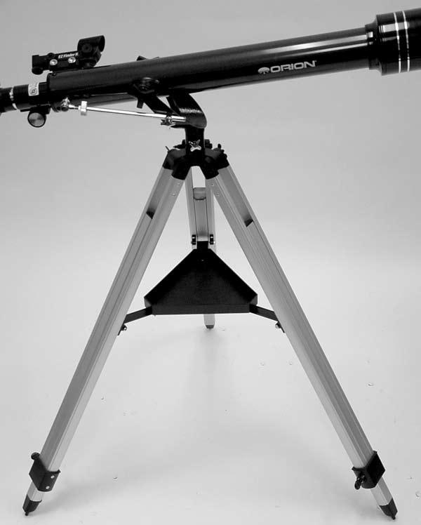 Observer 60 Tripod and Mount 18 5 20 19 21 6 22 7 23 Figure 3a. Tripod and mount detail Details of the Tripod and Mount Figure 3a shows a close up of the telescope s mount and tripod.