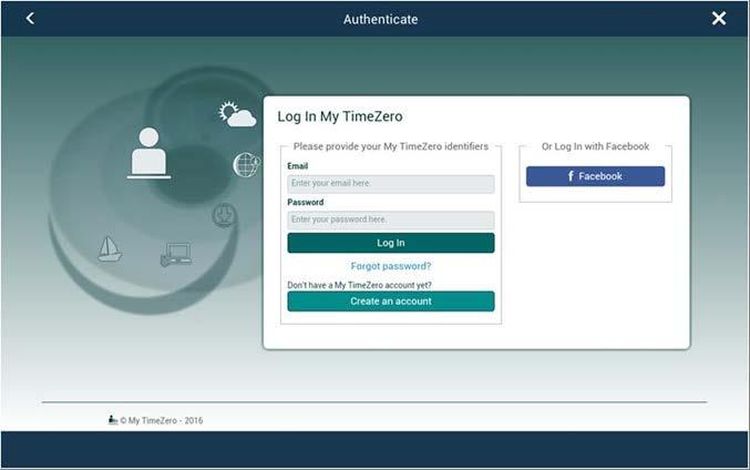 2. Creating and Logging into My TimeZero Account In order to
