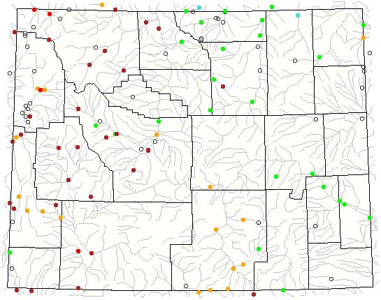 SNOTEL sites throughout the state recorded that much of the snowpack was melted by mid to late May 4 to 6 weeks earlier than historical averages (Figure 8a).