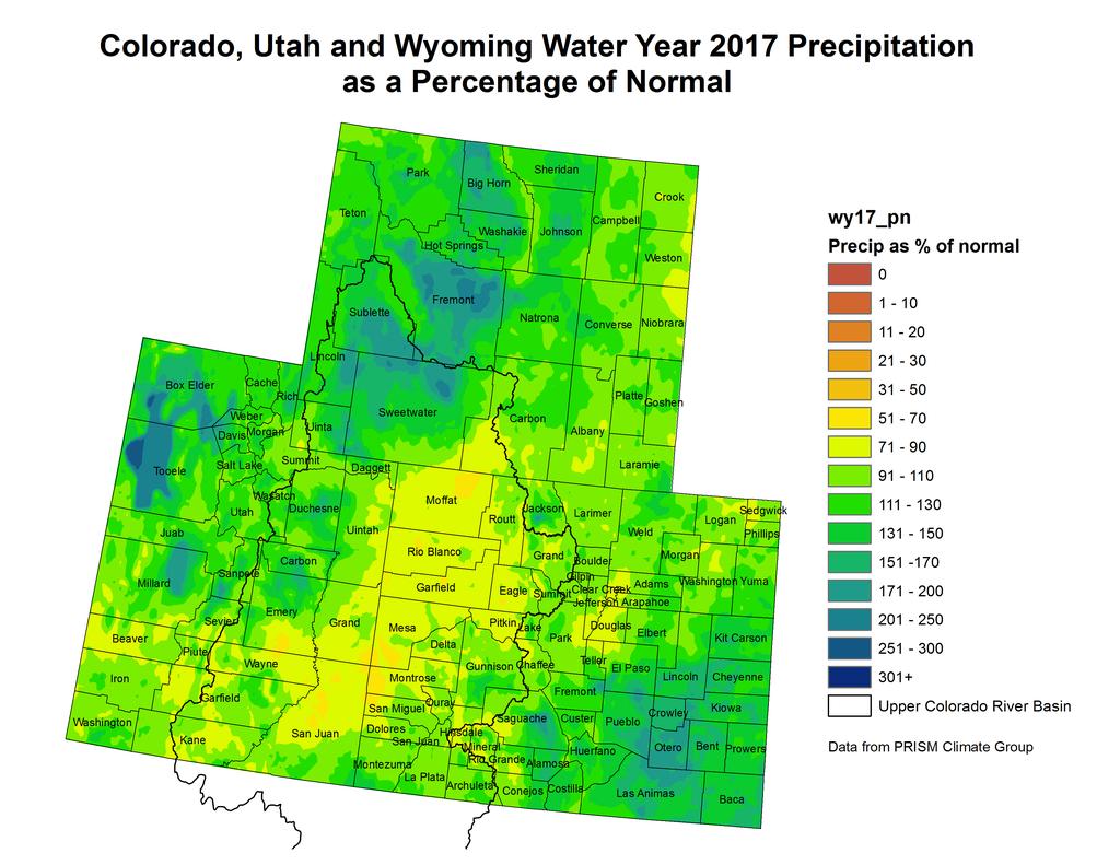 NIDIS Drought and Water Assessment NIDIS Intermountain West Drought Early Warning System November 21, 2017 Precipitation The images above use daily precipitation statistics from NWS COOP, CoCoRaHS,