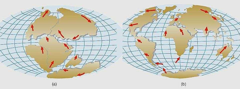 Plate tectonics alters: Ocean currents and therefore heat transport; Global atmospheric circulation. And, generates more volcanic activity!