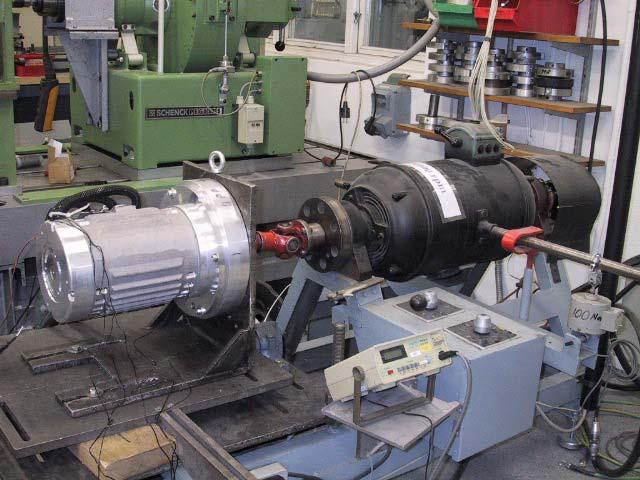 VI. EXPERIMENTAL MEASUREMENTS The test bench setup is shown in Fig. 12. Five thermocouples 1,2 are placed inside the motor, as illustrated in Fig. 13.