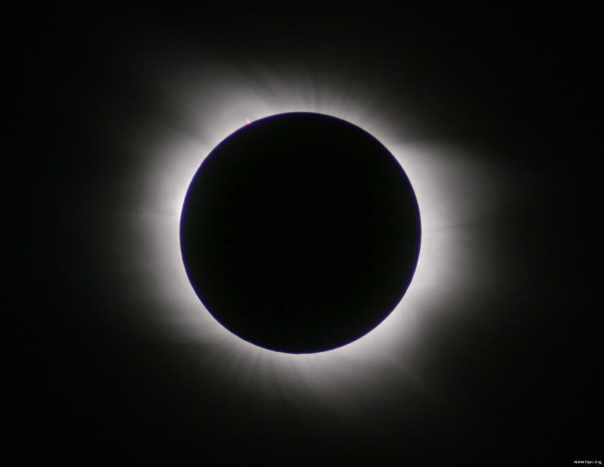 A solar eclipse occurs when the new moon comes