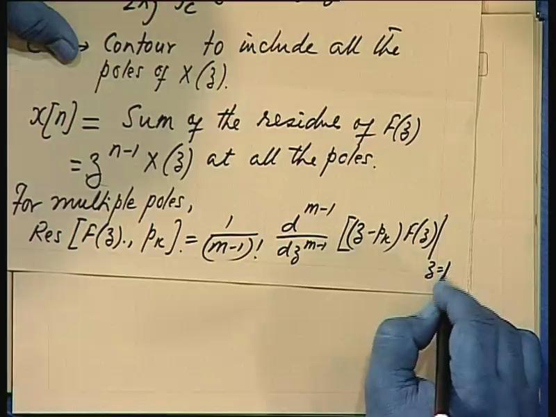 The last method that is the residue method of competition, we will discuss today. x n the sequence is obtained by evaluating, this integral z to the power n minus 1, X z, d z.