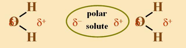 Factors in Solubilty: Like dissolves Like Polar solvents dissolve polar compounds, non-polar solvents dissolve non-polar compounds. Polar: NaCl dissolves in water.