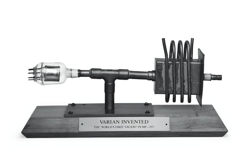 The Early History The original activity of Varian, co-founded in 1948 by Russell Varian, the inventor of the Klystron, and his brother Sigurd, was in the field of microwave electron tubes.