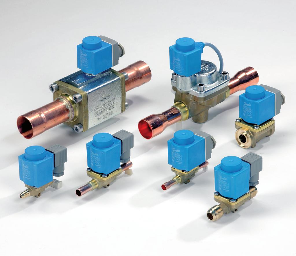 MAKING MODERN LIVING POSSIBLE Technical brochure Solenoid valves EVR 2 g 40 NC/ NO New with Steel cover design EVR is a direct or servo operated solenoid valve for liquid, suction, and hot gas lines