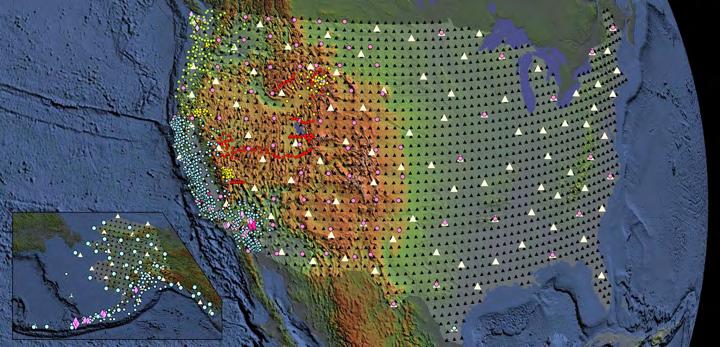 EarthScope Project Study the four dimensional structure and evolution of the North American Continent 3.