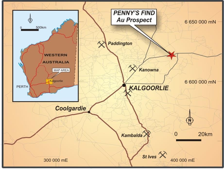Figure 2 Location Penny s Find deposit DAVID SARGEANT MANAGING DIRECTOR For further information on the Company www.resourcesempire.com.