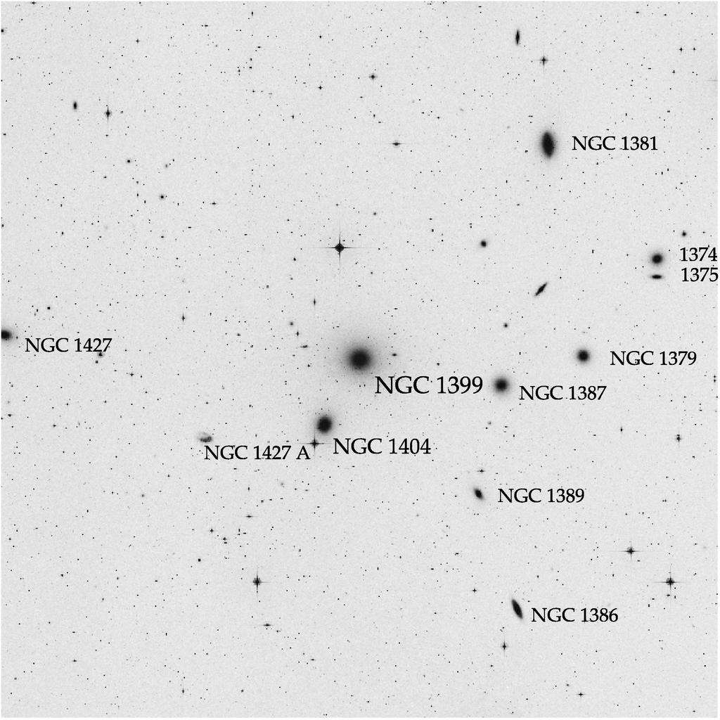 NGC 1399 & NGC 4636 NGC 1399: Centre of