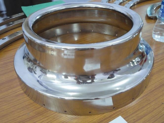 Metal parts Metallic components like large diameter
