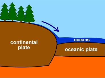Two Types of Plates Continental Plates: Thicker, but less