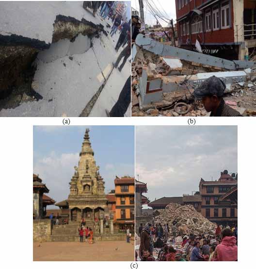 86 International Journal of Geotechnical Earthquake Engineering, 6(1), 81-90, January-June 2015 Figure 6. Some structural damages in Kathmandu during 2015 Nepal earthquake of Mw 7.