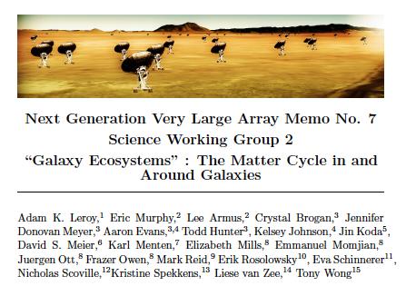 Galaxy Ecosystems Working Group Contributions from a broad cross-section of community members.