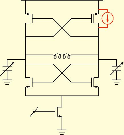 Oscillator Phase Disturbance Current impulse q/t i p (t) i p (t) i p (t) _ t t V 1 osc + V osc (t) V osc (t) = 0 < 0 V osc jumps by q/c Effect of electrical noise on