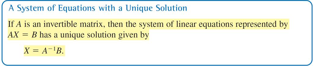 Systems of Linear Equations You know that a system of linear equations can have exactly one solution, infinitely many solutions, or no solution.