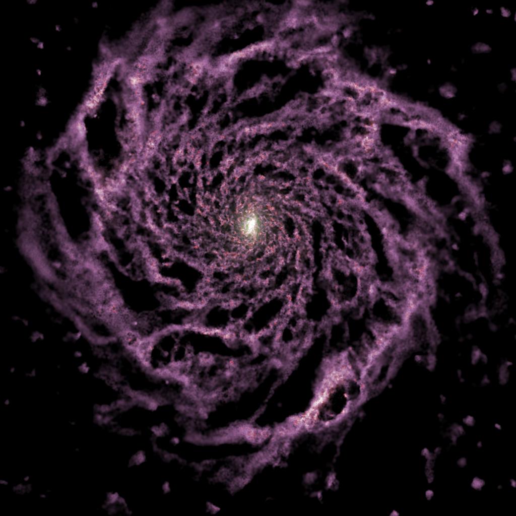 The Eris Simulation Cosmological SPH Zoom-in Simulation 7 million DM particles (105 M ) 3 million gas particles (2 104 M ) 8.