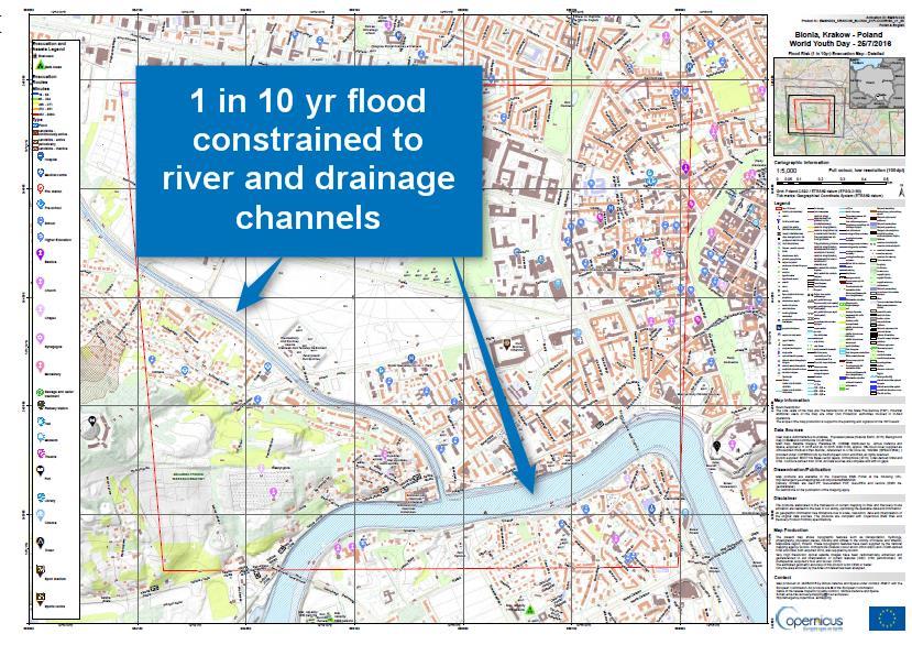 Airbus DS Intelligence Copernicus EMS activation example EMSN-023: Risk of rain, flood and heat