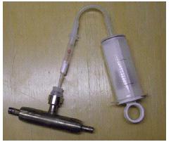 SPA sampling, cont T, needle, SPE-NH2 tube and