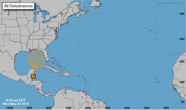 or tropical depression could form this weekend over the eastern or central Gulf of Mexico Regardless of development,