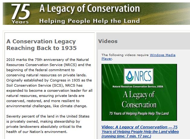 About NRCS Established as the Soil Conservation Service to combat the soil erosion know as the dust bowl in 1935 Provide