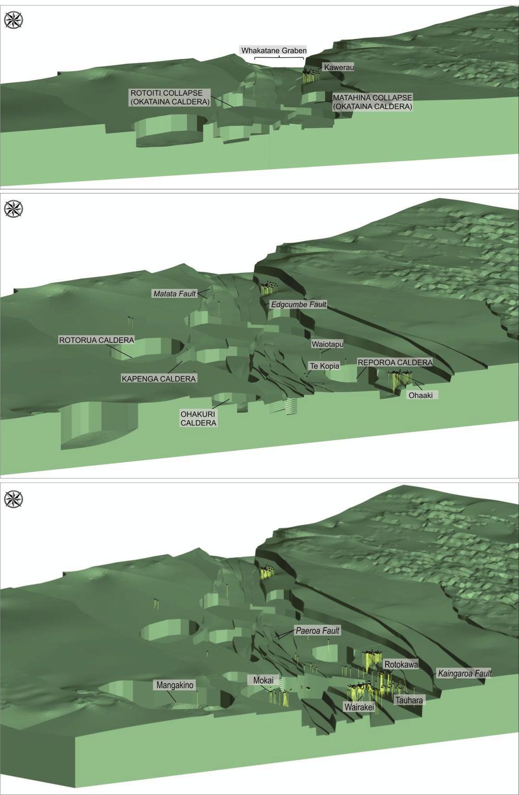 Figure 5: 3D model of the Taupo Volcanic Zone greywacke