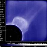 Externally Occulted Coronagraph Triple