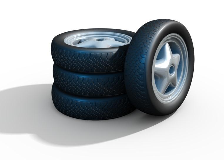 Tread allows the tyre to give better road grip by displacing water on the road as spray. The table shows the volume of water that each tyre can displace in one second.