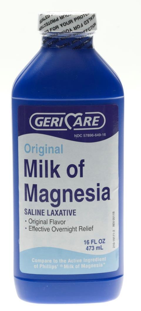 Excess stomach acid, HCl, can cause extreme discomfort and pain. Milk of magnesia, Mg(OH) 2, is often taken to reduce stomach acid. a. What products do you think are produced when Mg(OH) 2 and HCl are mixed?