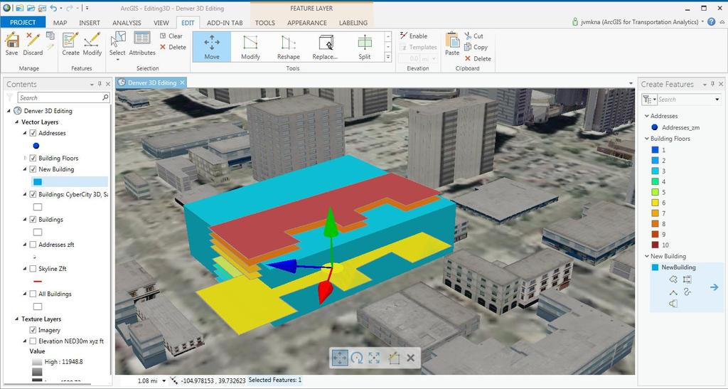 ArcGIS Pro Powerful analysis Editing in 2D and 3D Simpler data modeling Integrated with Esri solutions Tasks - guiding
