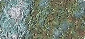 Europa: Waterworld? Metallic core, rocky mantle, and a crust made of H 2 O ice Tidal stresses crack Europa s surface ice. Very few craters Evidence of a subsurface ocean. Europa has a magnetic field.
