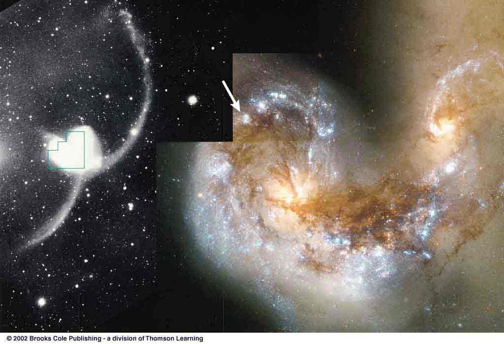 Galaxy Collisions viewed in the Era of Space Telescope!