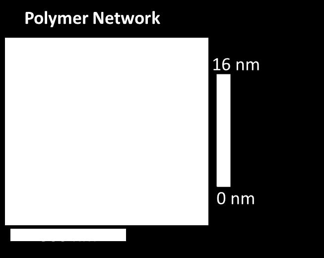 the PDI-DA/ NIPAM polymer network.