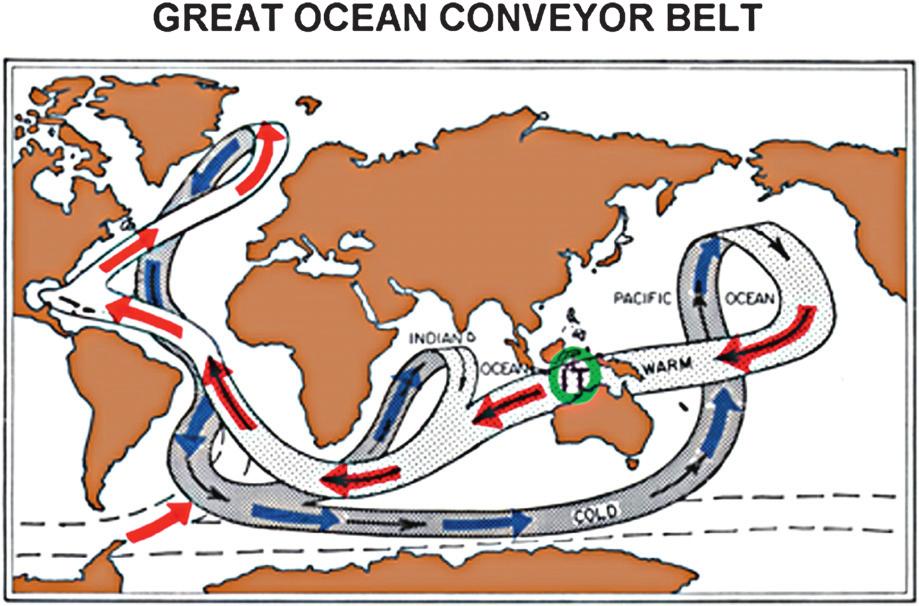FIGURE 13 Modified view of the global ocean s deep circulation as originally portrayed by Wally