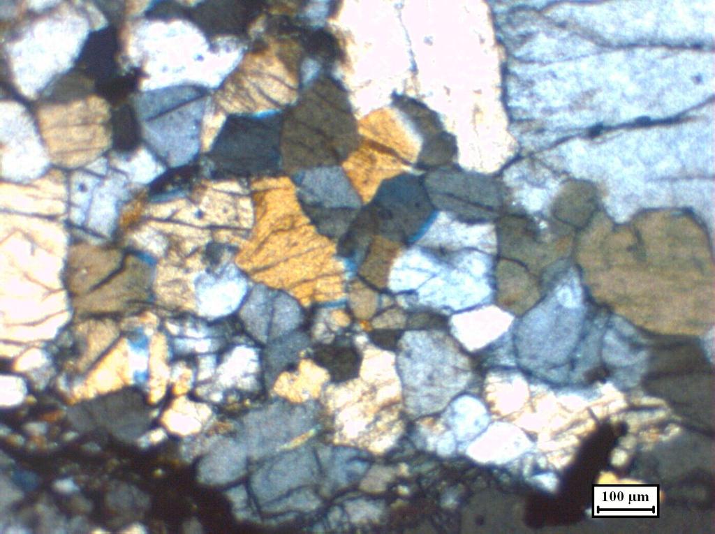 IV 29: Xenolith of Amphibolite in kimberlite pipe TK 4.