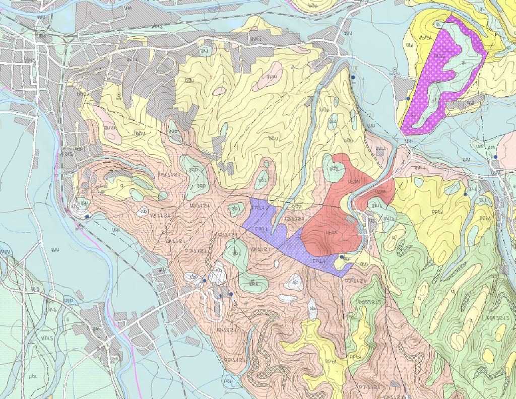 Contributions to Geophysics and Geodesy Vol. 44/1, 2014 (61 77) Fig. 1. Geological map of the study area (adopted from the map portal of the State ˇ ur (SG ˇ UD S)).