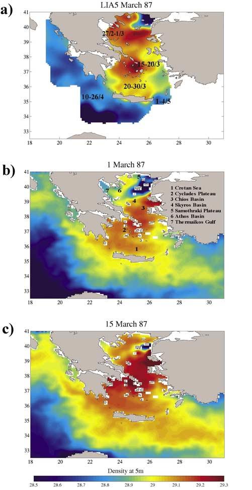 PBE 21-12 NITTIS ET AL.: DENSE WATER FORMATION IN THE AEGEAN SEA Figure 9.