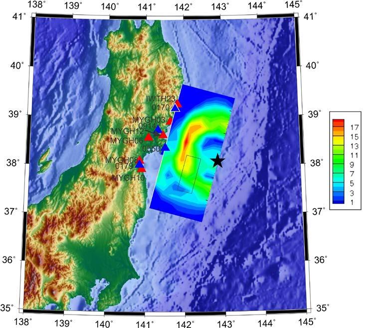 Tohoku earthquake: Results of inversions of velocity waveforms from strong-motion records (0-0.