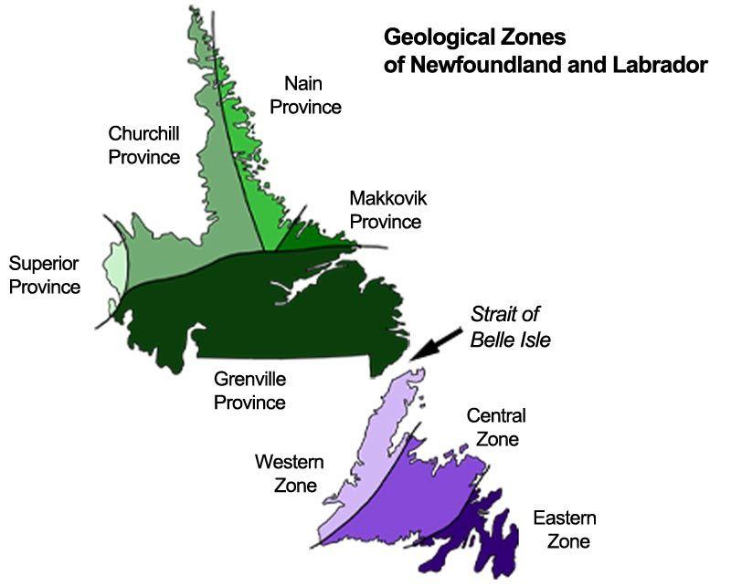 Geology of Labrador While the geology of the island of Newfoundland is easier to summarize, the geology