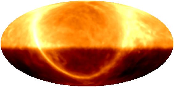Galactic Plane Sensitivity Fermi-LAT π 0 decay model for diffuse emission Diffuse galactic emission model from π 0 decay fits +60 Fermi-LAT π 0 decay model Sensitivity: E 2 (E/100 TeV) 0.